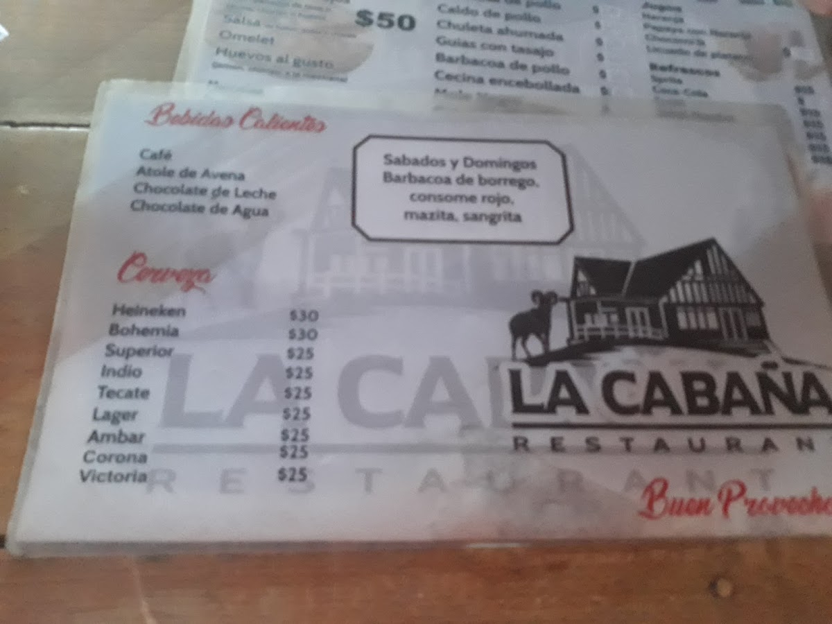 Traditional Mixteca Restaurant Menu - Image 2